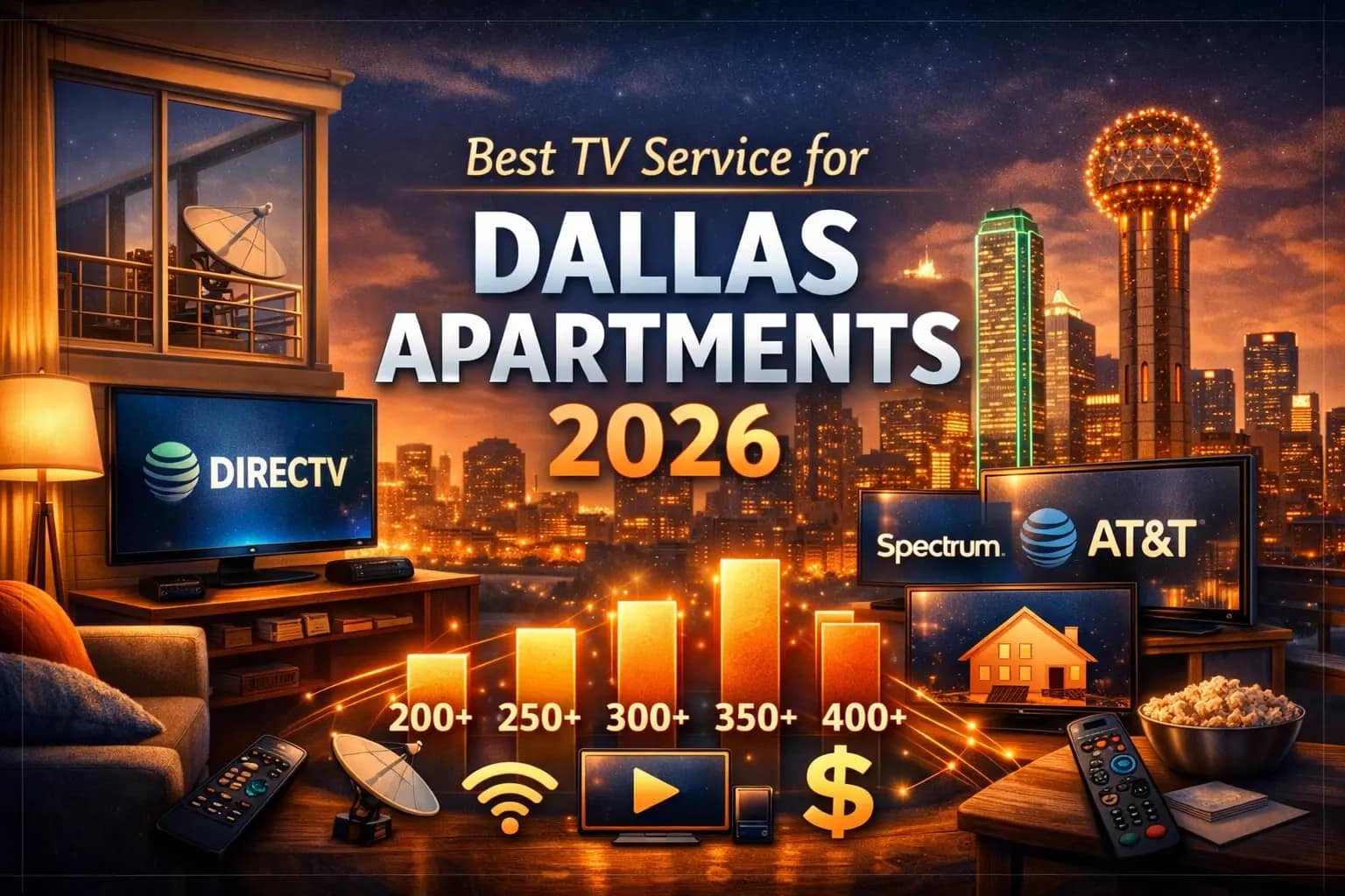 Best TV Service for Apartments in Dallas: A 2026 Renter's Guide