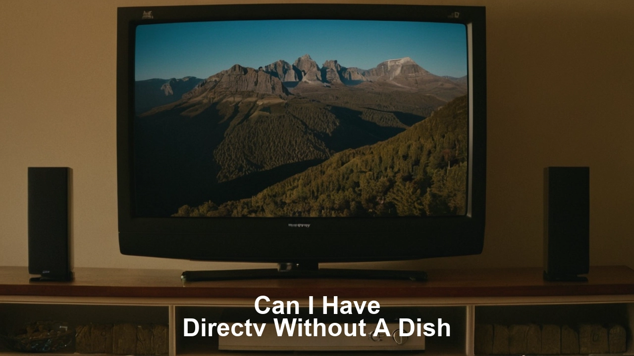 Can I have DIRECTV without a dish?