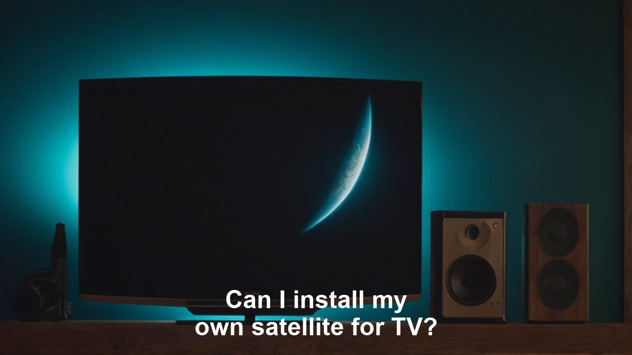 Can I install my own satellite for TV?