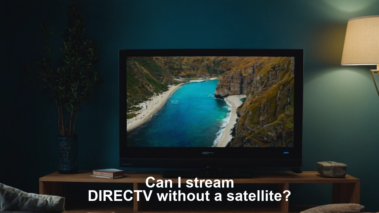 Can I stream DIRECTV without a satellite?