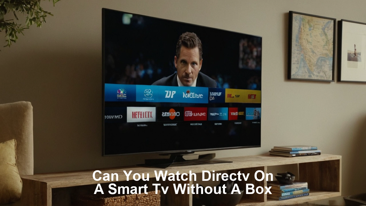 Can you watch DIRECTV on a smart TV without a box?