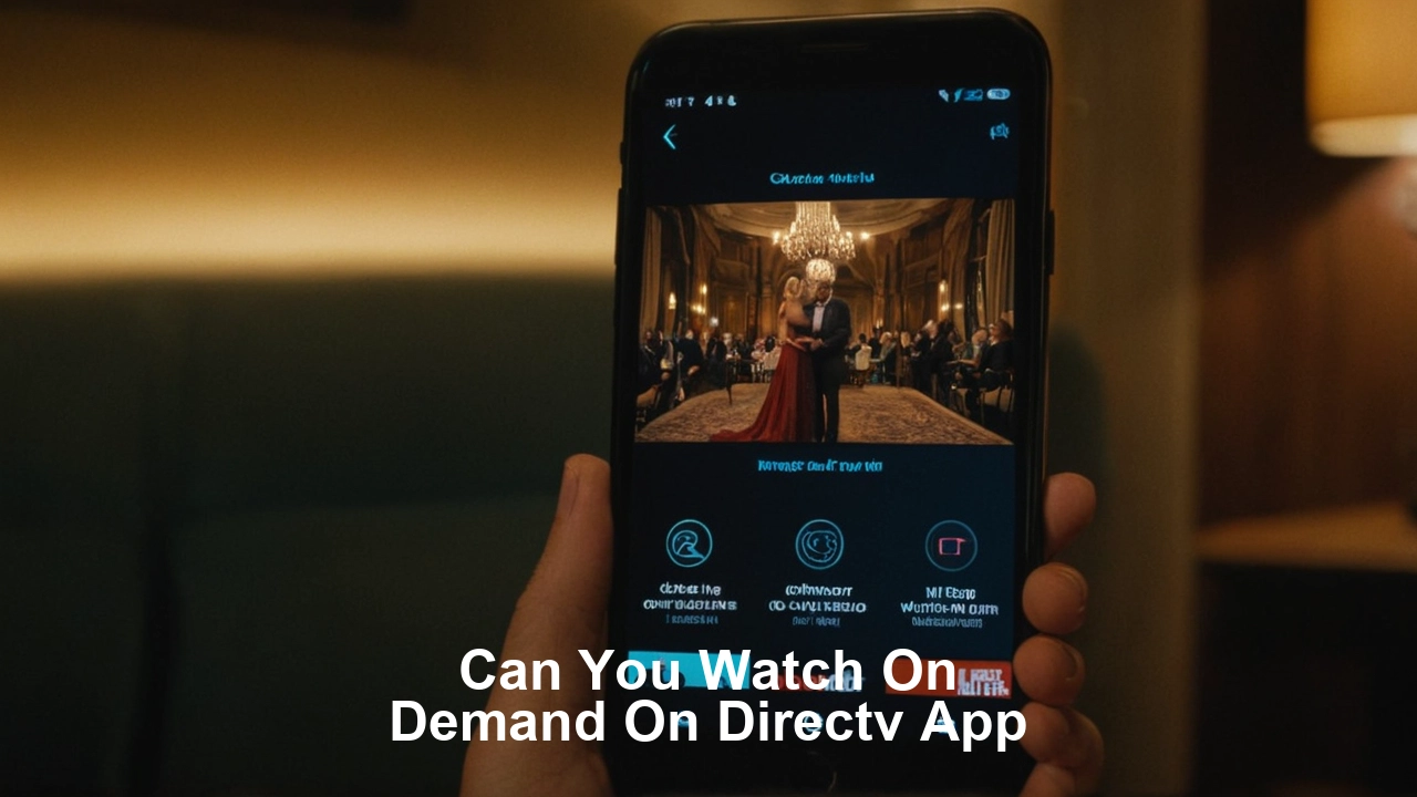 Can you watch on demand on directv app?