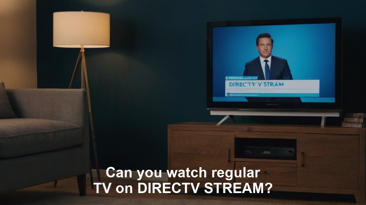 Can you watch regular TV on DIRECTV STREAM?