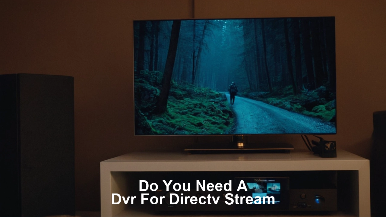 Do you need a DVR for DIRECTV STREAM?