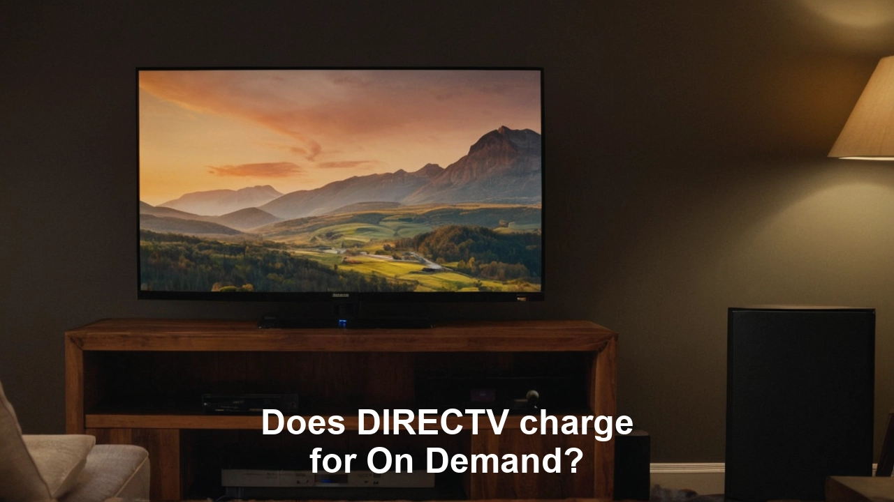 Does DIRECTV charge for On Demand?