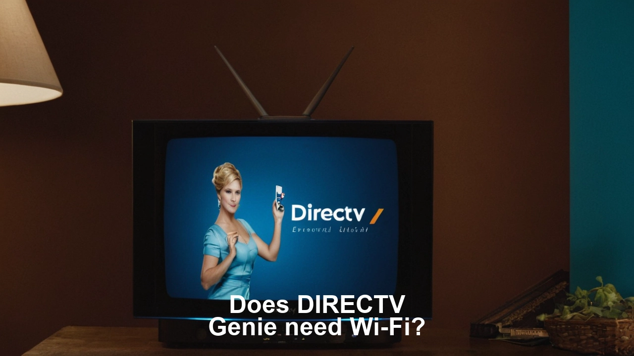 Does DIRECTV Genie need Wi-Fi?