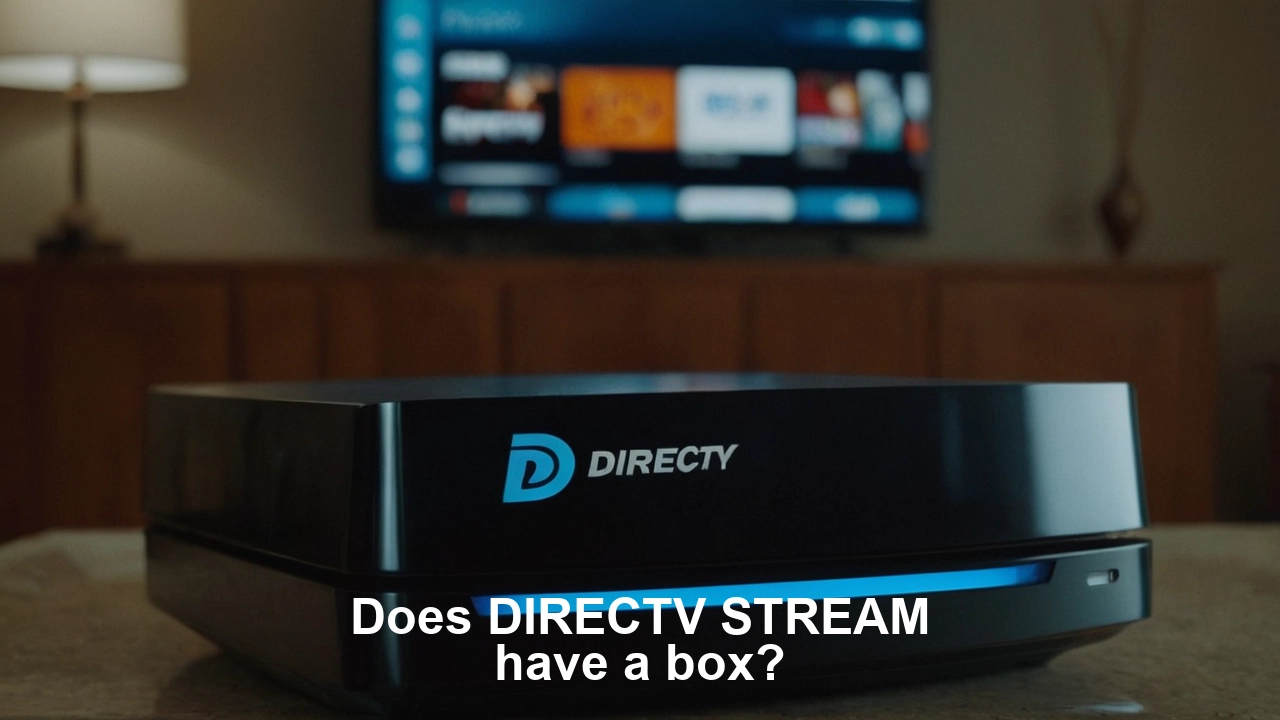 Does DIRECTV STREAM have a box?