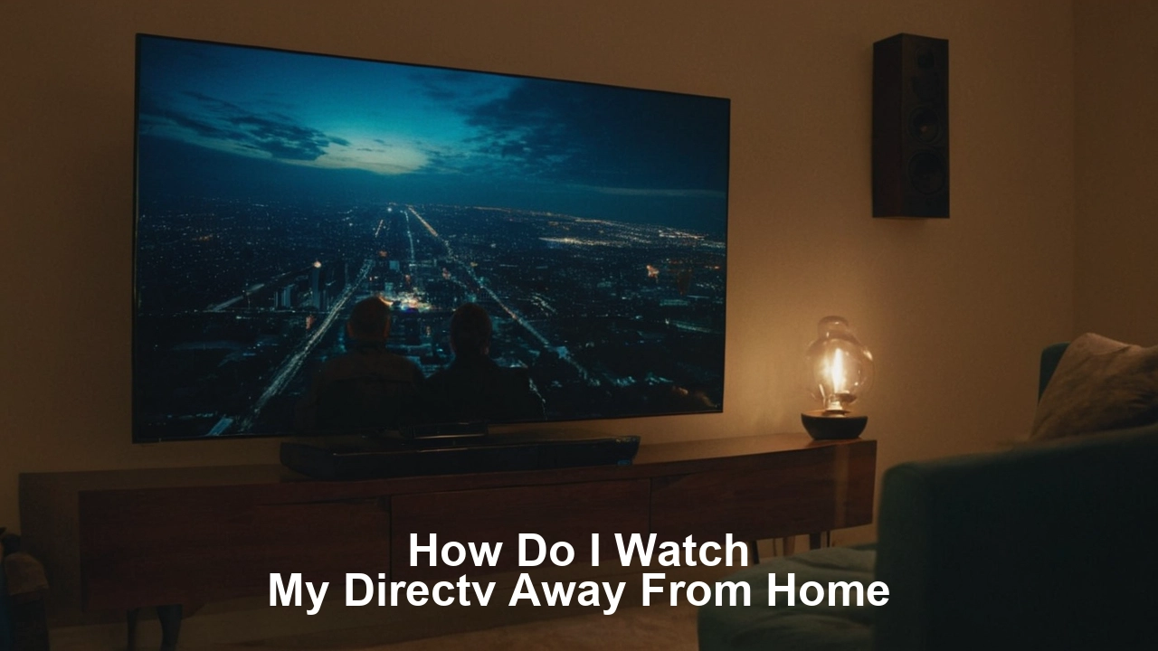 How do I watch my DIRECTV away from home?