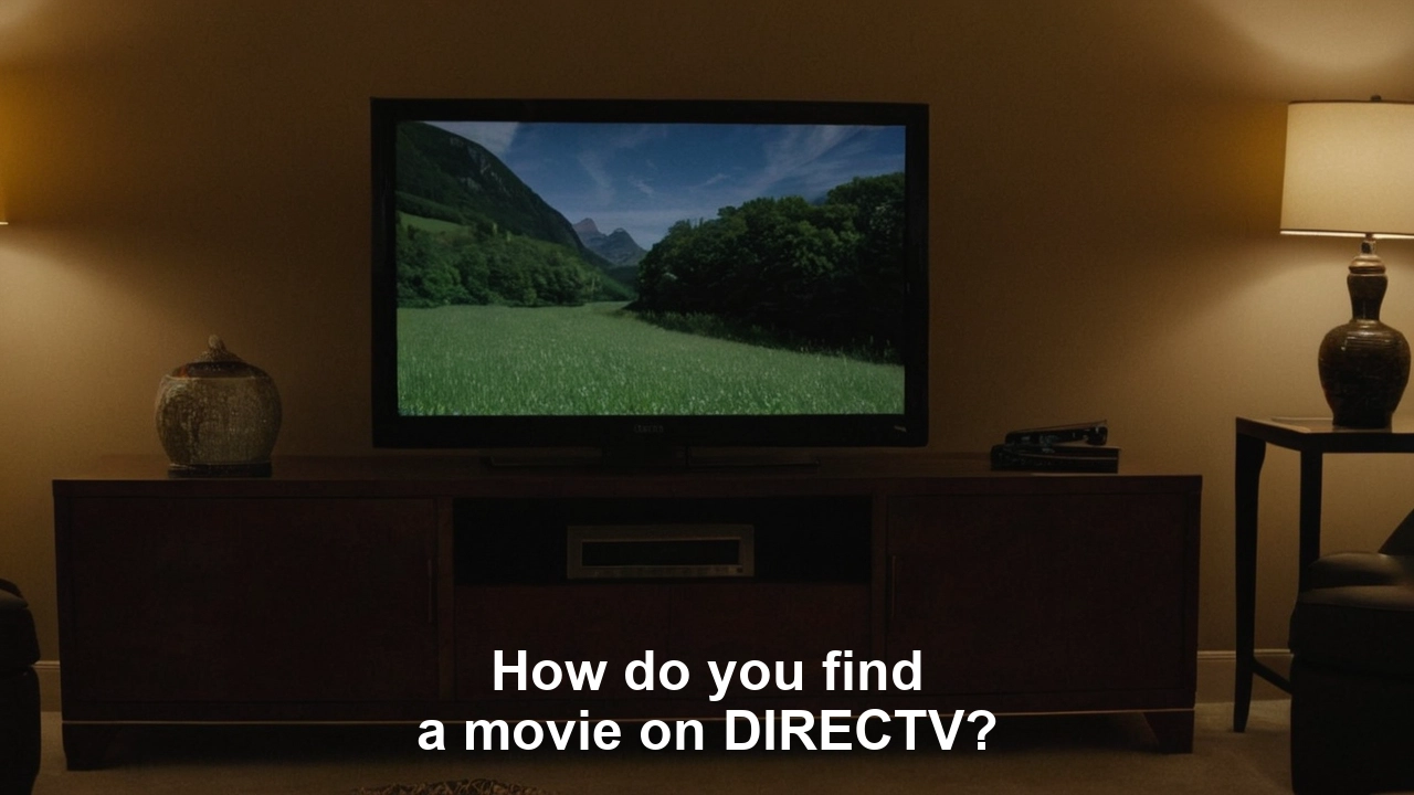 How do you find a movie on DIRECTV?