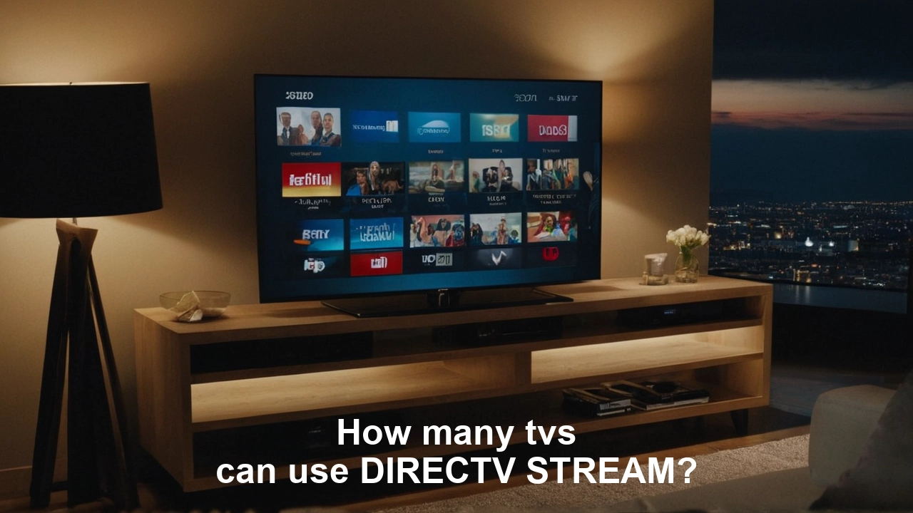 How many tvs can use DIRECTV STREAM?