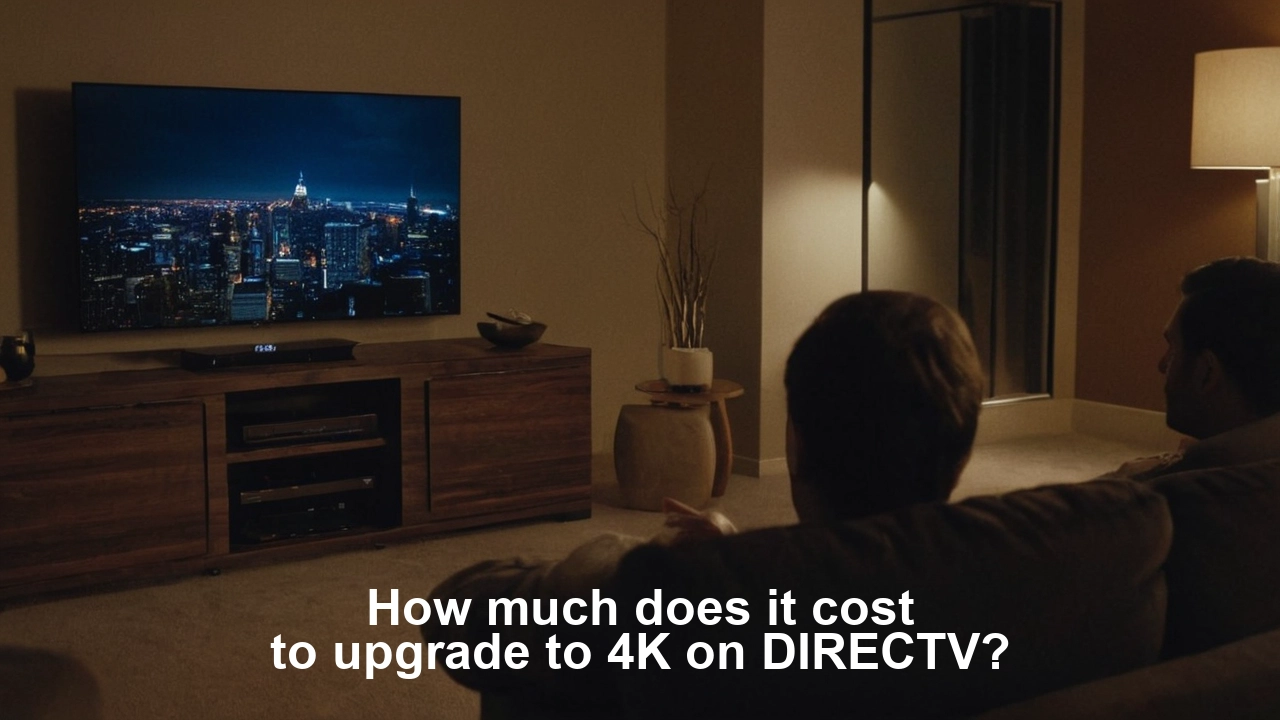 How much does it cost to upgrade to 4K on DIRECTV?