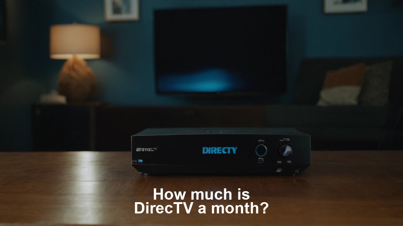 How much is DirecTV a month?