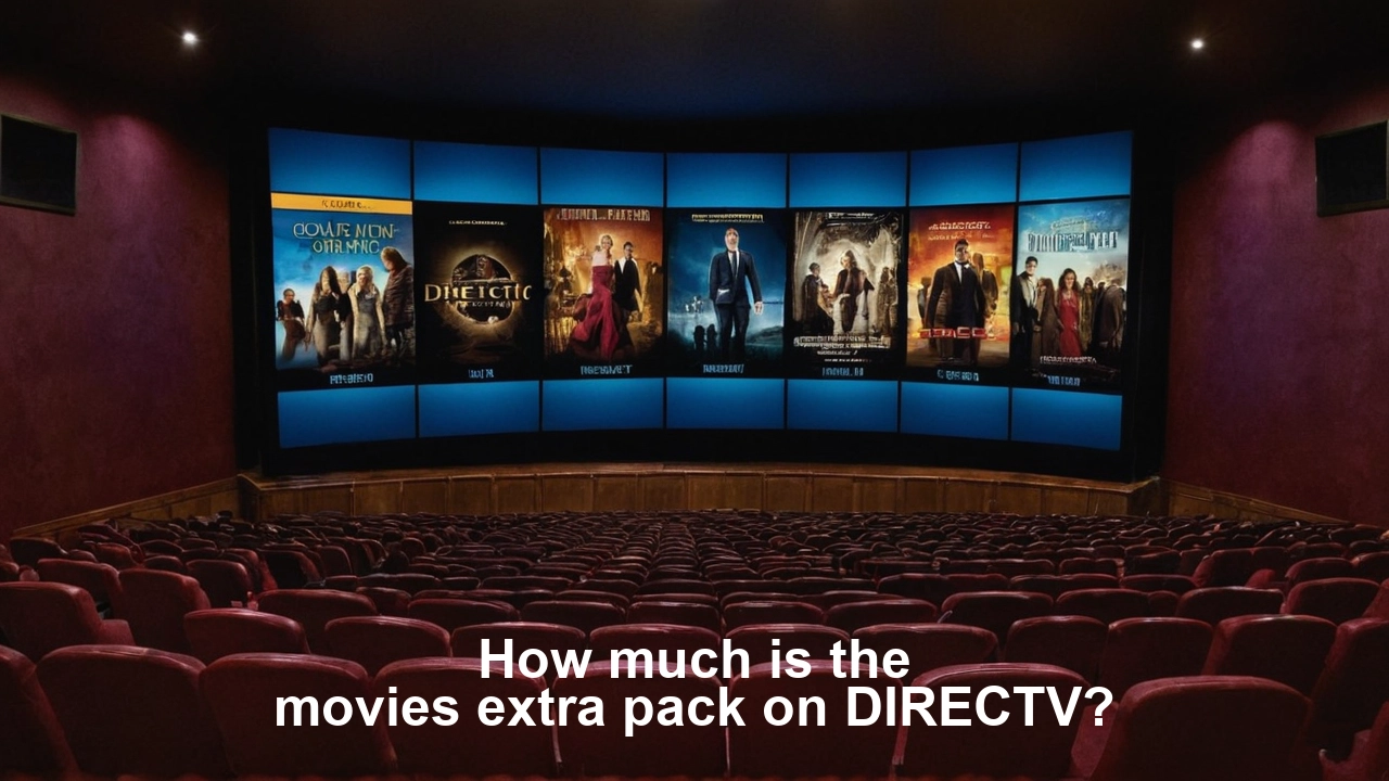 How much is the movies extra pack on DIRECTV?