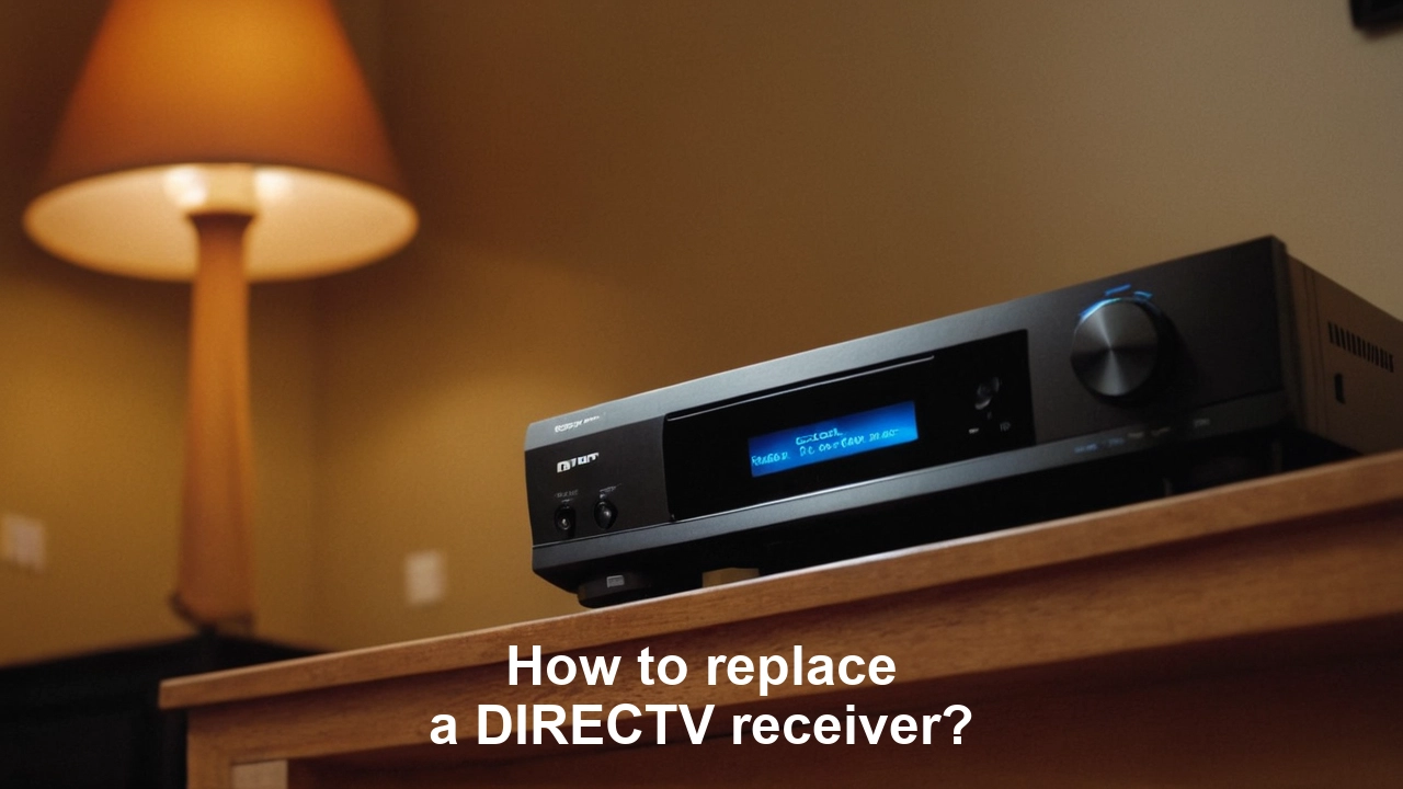 How to replace a DIRECTV receiver?