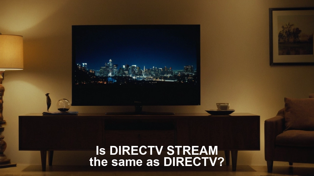 Is DIRECTV STREAM the same as DIRECTV?