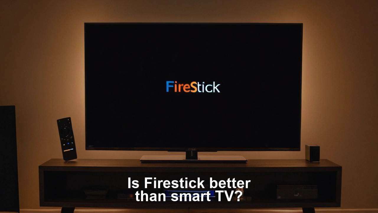 Is Firestick better than smart TV?