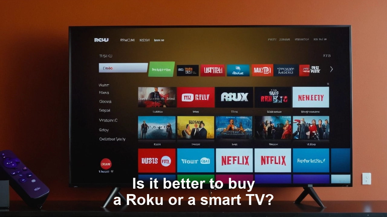 Is it better to buy a Roku or a smart TV?