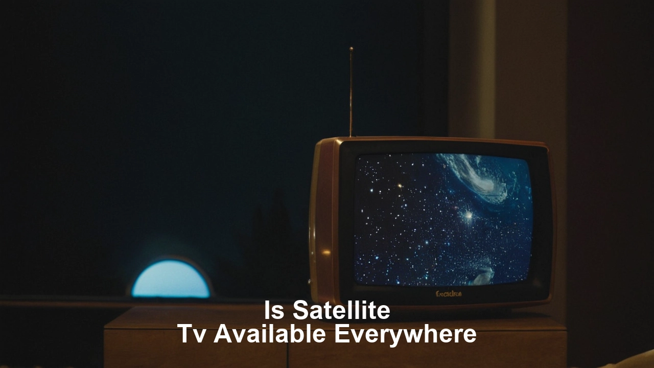 Is satellite TV available everywhere?