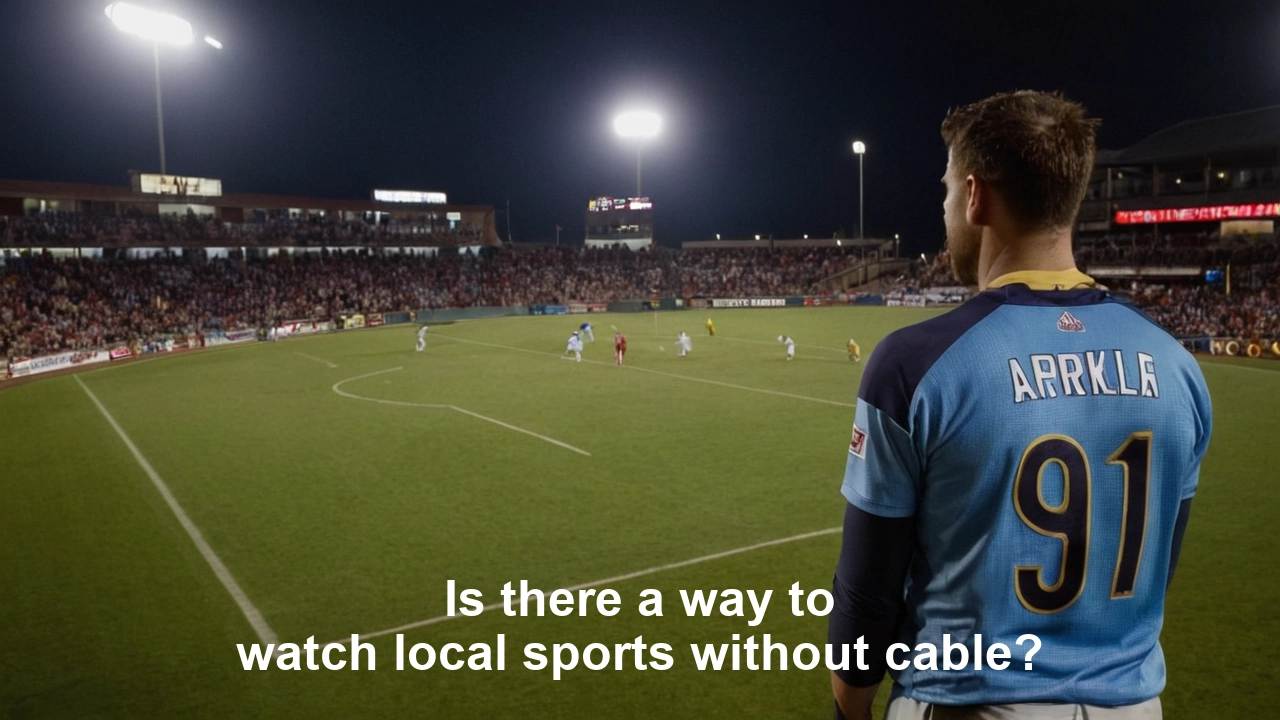 Is there a way to watch local sports without cable?