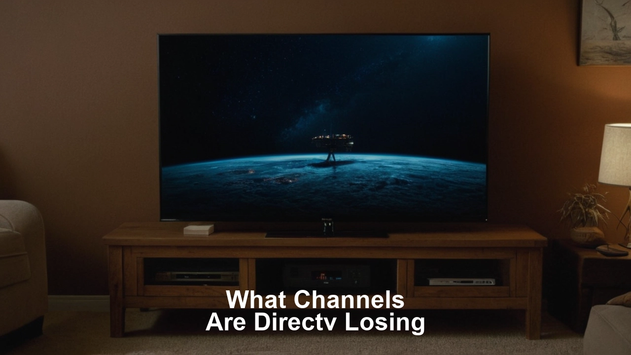 What channels are DIRECTV losing?