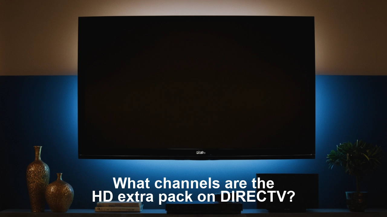 What channels are the HD extra pack on DIRECTV?