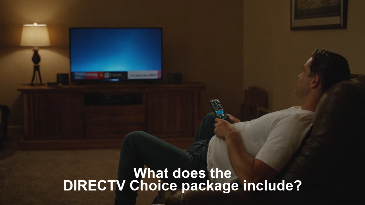 What does the DIRECTV Choice package include?