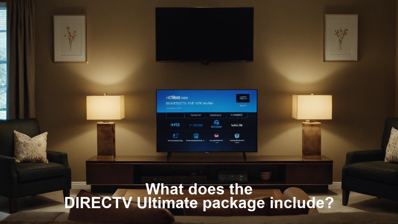 What does the DIRECTV Ultimate package include?