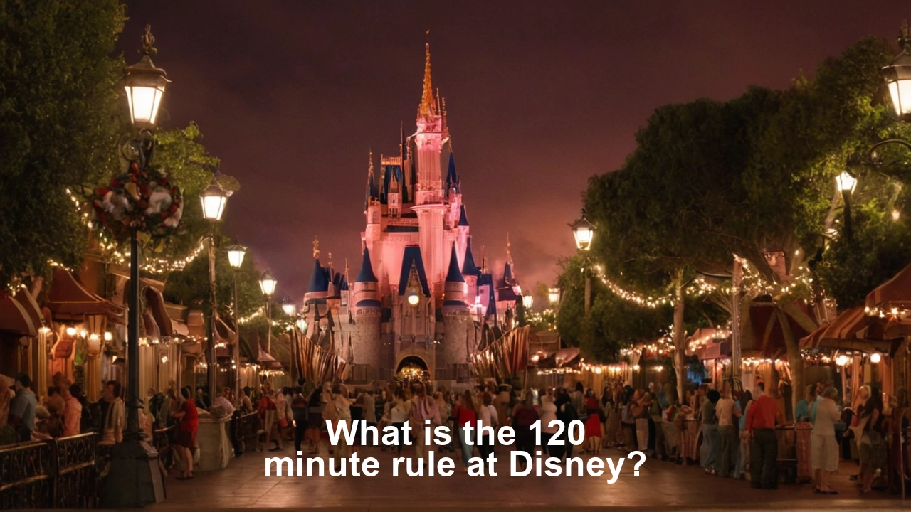 What is the 120 minute rule at Disney?