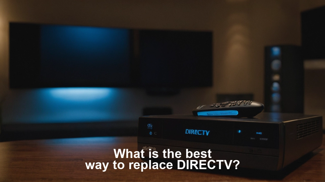 What is the best way to replace DIRECTV?