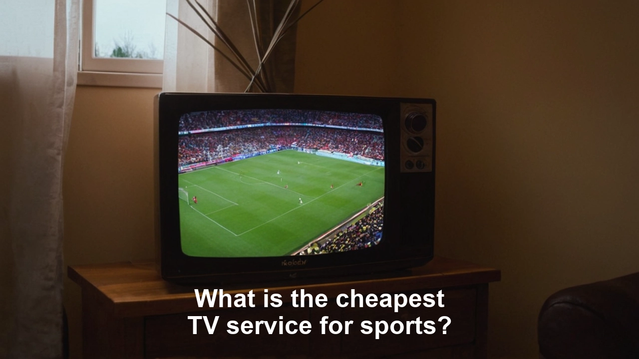 What is the cheapest TV service for sports?