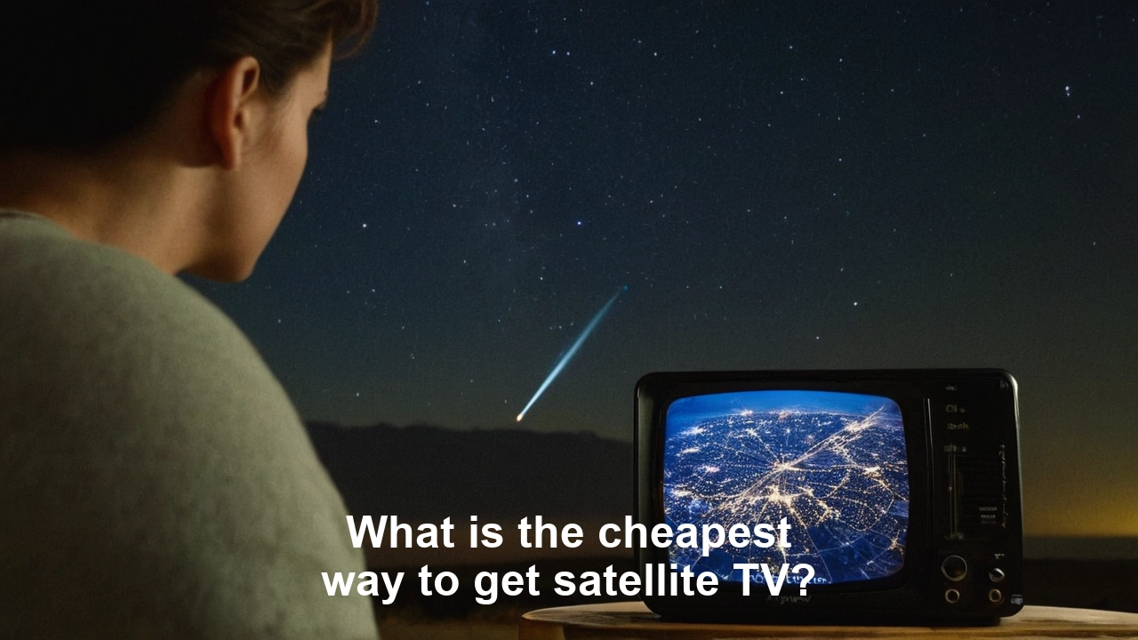 What is the cheapest way to get satellite TV?