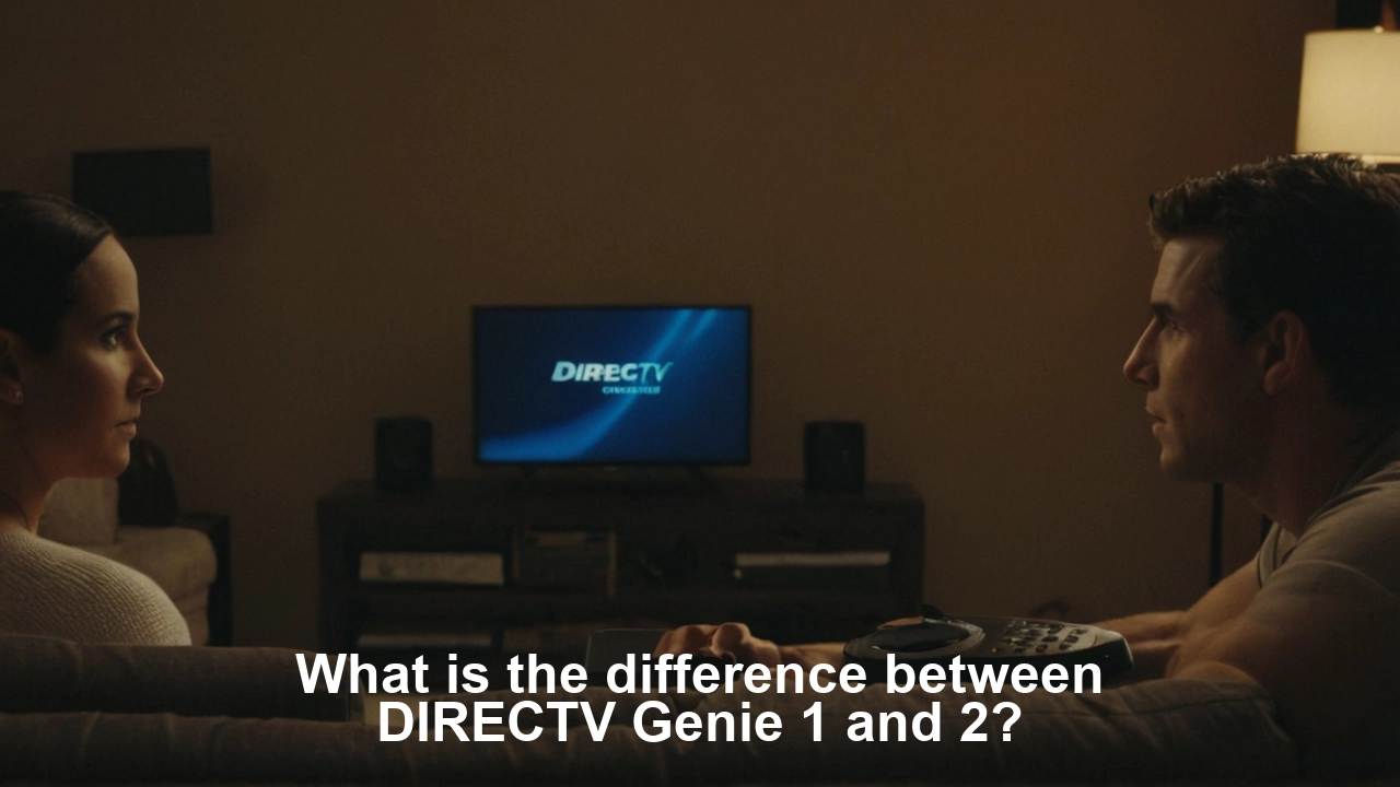 What is the difference between DIRECTV Genie 1 and 2?