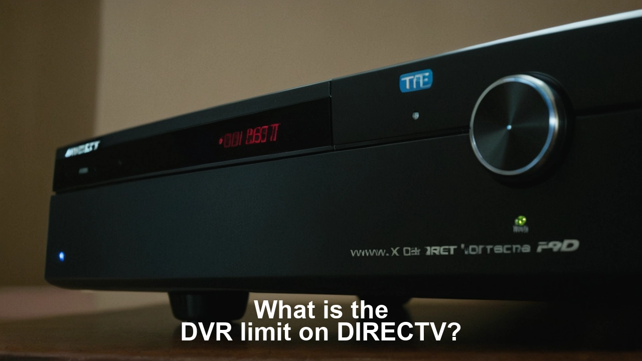 What is the DVR limit on DIRECTV?