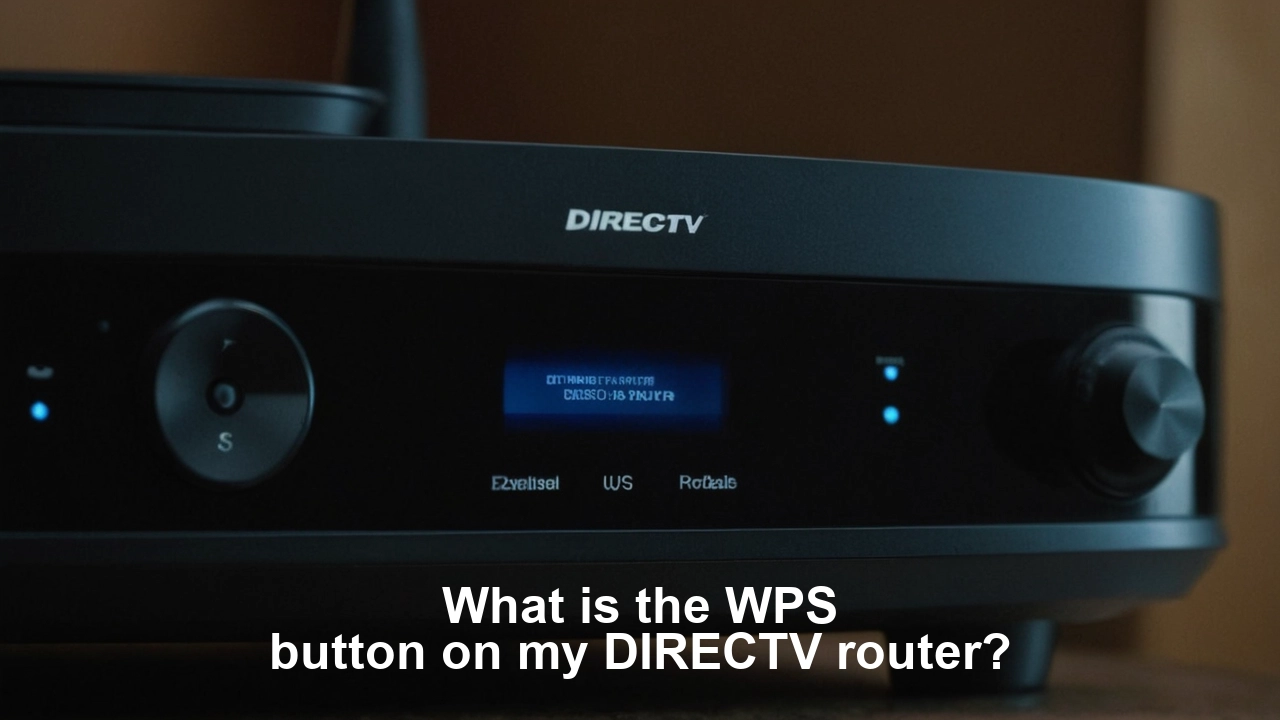 What is the WPS button on my DIRECTV router?