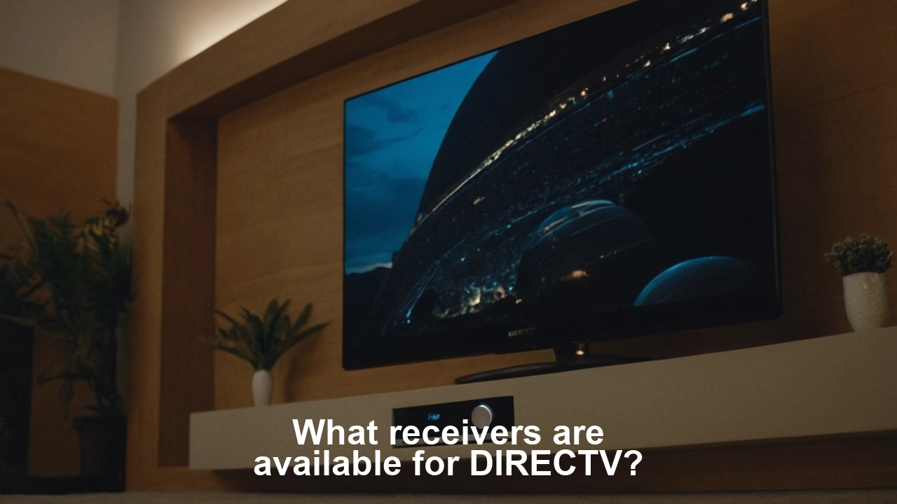 What receivers are available for DIRECTV?