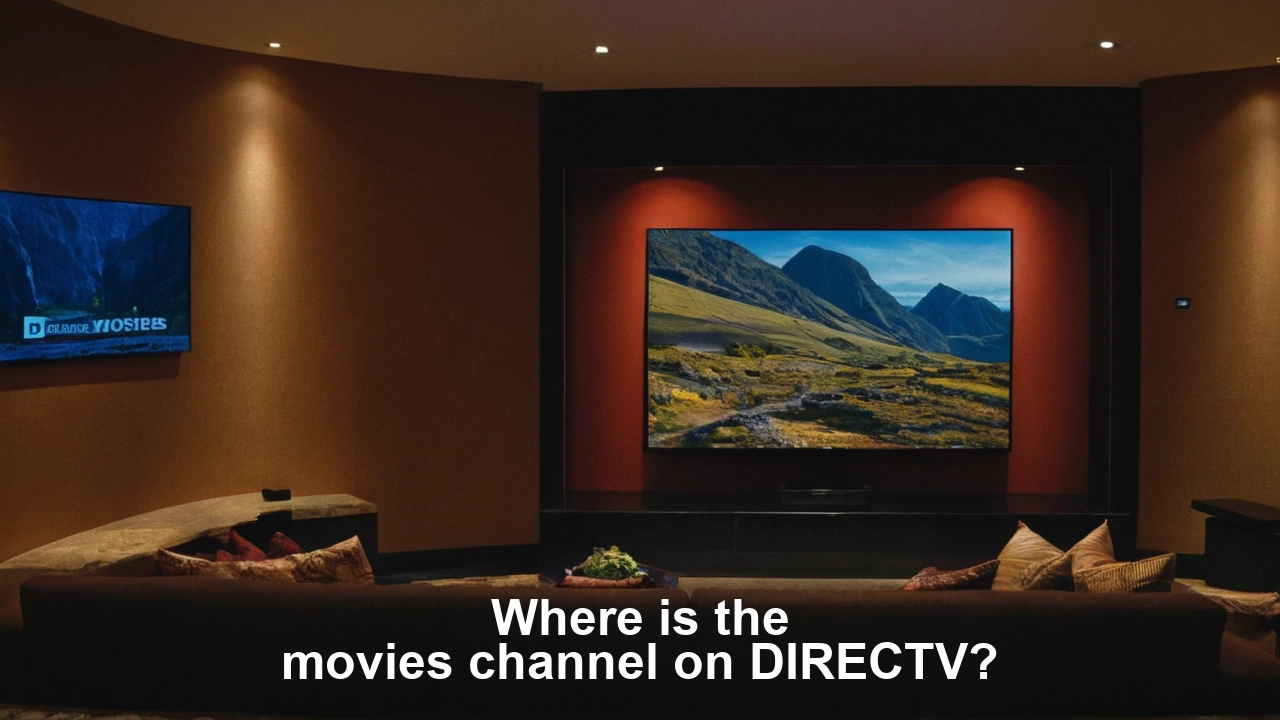 Where is the movies channel on DIRECTV?