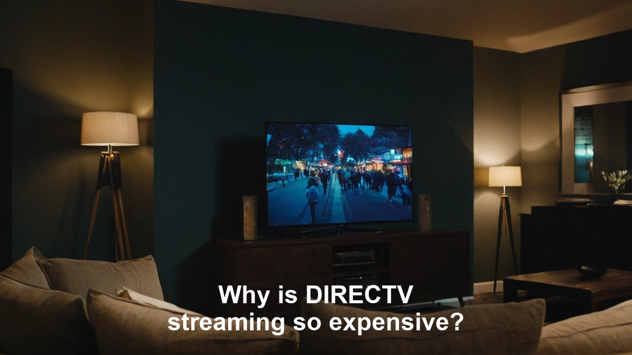 Why is DIRECTV streaming so expensive?